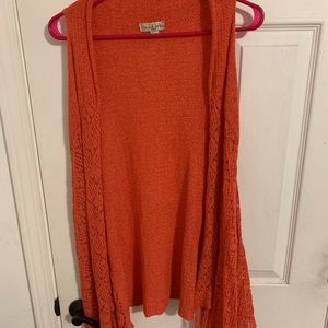 Free people sleeveless cardigan